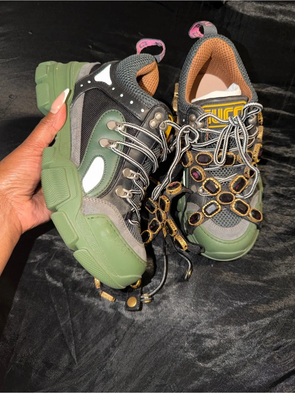Gucci Flashtrek sneakers with detachable crystals